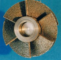 small deposit welded propeller