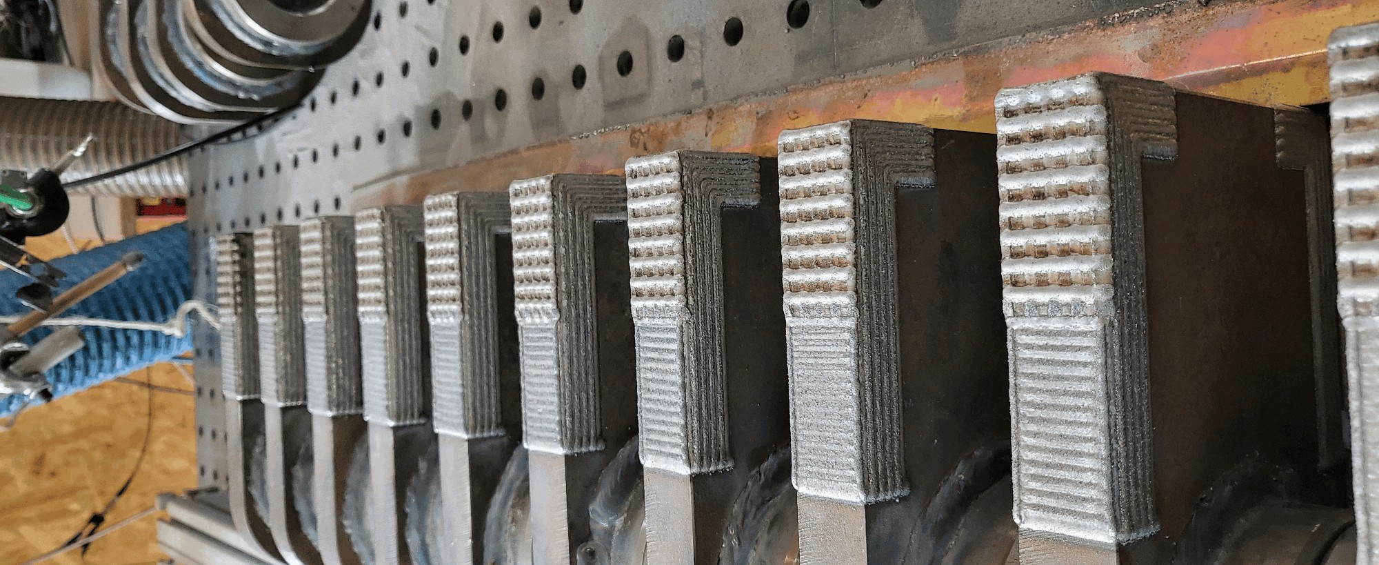 Laserauftraggeschweißte Gitter