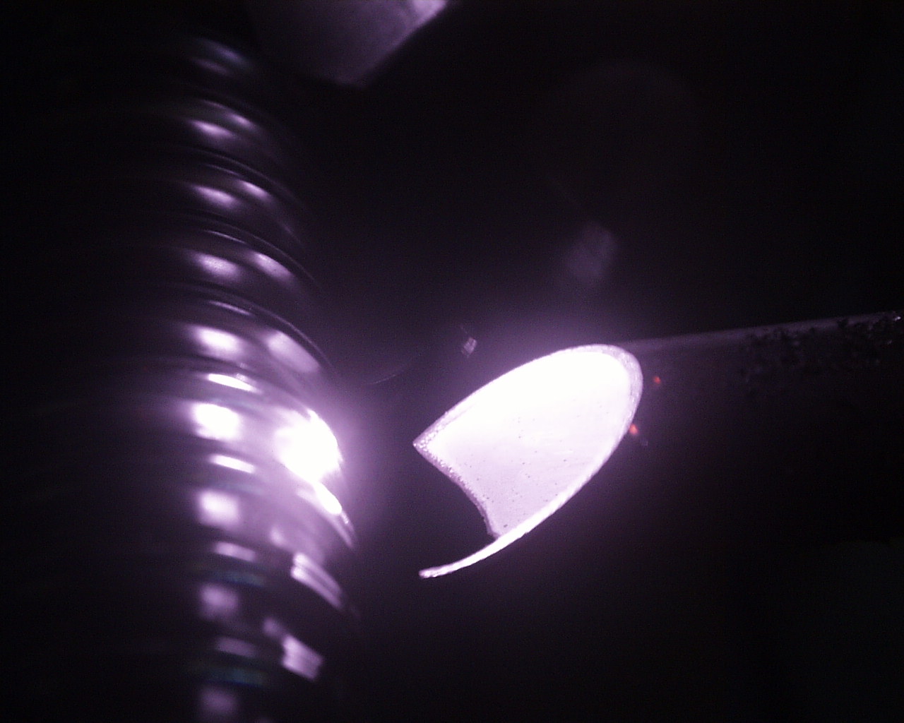 Laserhärten einer Schnecke