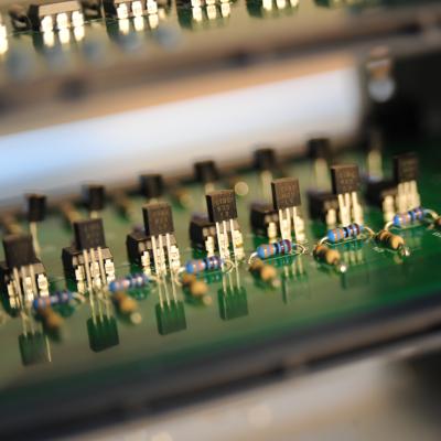 Elektronik für den Härtescanner (Ausschnitt)