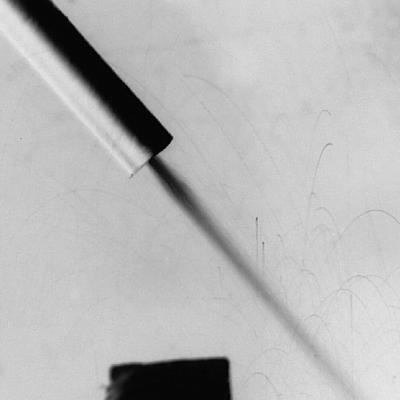 Strahlkaustik einer Lateraldüse